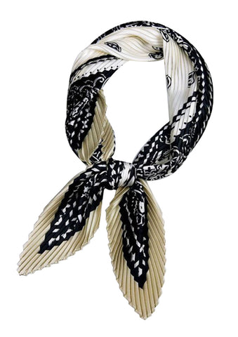 TSE BANDANA PLEATED SCARF